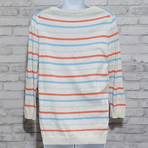 Gap Striped Pullover Sweater Womens Size Medium - Picture 2 of 4
